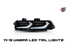 Load image into Gallery viewer, 2014-2015 Chevy Camaro Umbra LED Taillights Gloss BLK/ Smoke Lens - Black Ops Auto Works