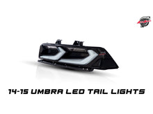 Load image into Gallery viewer, 2014-2015 Chevy Camaro Umbra LED Taillights Gloss BLK/ Smoke Lens - Black Ops Auto Works