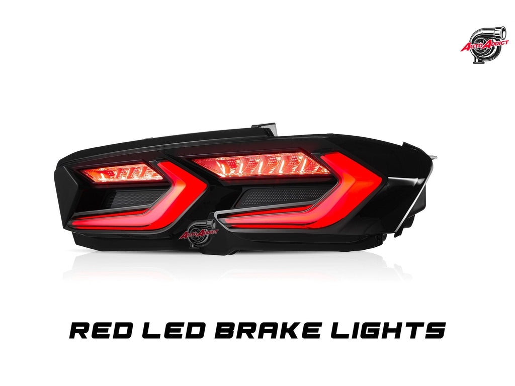 2019-2023 Chevy Camaro Umbra Amber Sequential LED Taillights Gloss