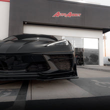 Load image into Gallery viewer, 2020-2024 Corvette C8 Stingray Evo Style Front Lip Gloss Black-Lips &amp; Splitters-Auto Addict-