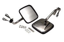 Load image into Gallery viewer, Kentrol 55-86 Jeep CJ Mirror Kit Pair - Polished Silver-Doors-Kentrol