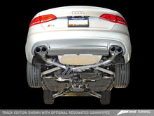 Load image into Gallery viewer, AWE Tuning Audi B8.5 S4 3.0T Track Edition Exhaust - Chrome Silver Tips (102mm) - Black Ops Auto Works