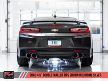 Load image into Gallery viewer, AWE Tuning 16-19 Chevrolet Camaro SS Axle-back Exhaust - Track Edition (Quad Chrome Silver Tips) - Black Ops Auto Works