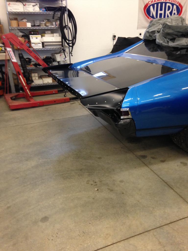 1969 Chevelle Carbon Fiber Rear Bumper