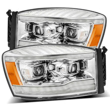 Load image into Gallery viewer, AlphaRex 06-08 Dodge Ram 1500HD LUXX LED Projector Headlights Plank Style Chrome w/Seq Signal/DRL - Black Ops Auto Works