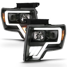 Load image into Gallery viewer, ANZO 2009-2013 Ford F-150 Projector Light Bar G4 Switchback H.L.Black Amber - Black Ops Auto Works