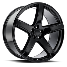 Load image into Gallery viewer, Dodge Hellcat HC2 Replica Wheels Gloss Black Factory Reproductions FR 77-Wheels - Cast-Factory Reproductions-746241498847-24x10 5x5.5 +25.4 HB 77.8-