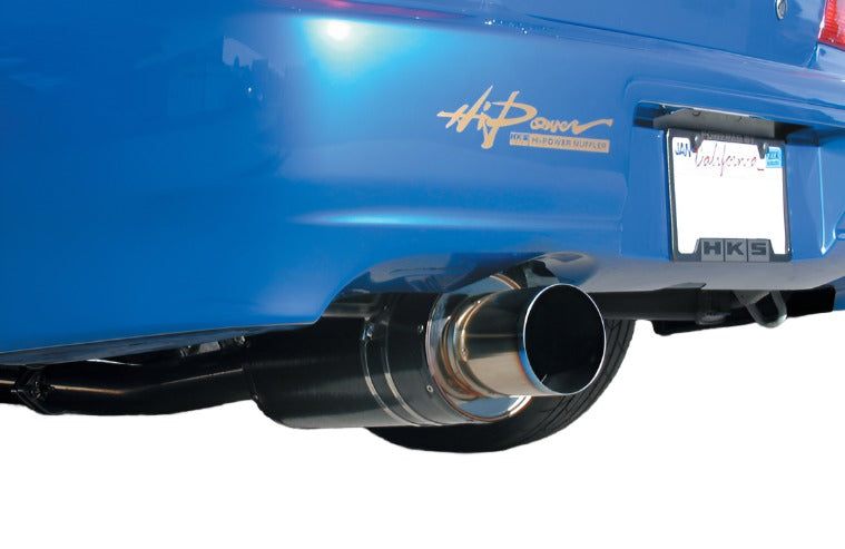 HKS Carbon-Ti Cat Back Exhaust 2002-2007 Subaru WRX / STI | Black Ops ...