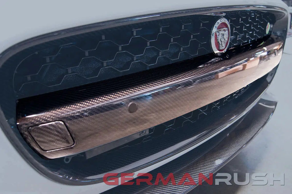 Jaguar F-Type Carbon Fiber Grill Bar - Black Ops Auto Works