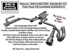 Load image into Gallery viewer, MACH-SXT-EM Cat Back Exhaust System 2006-2010 Dodge Charger Dodge Magnum Chrysler 300 V6 - Black Ops Auto Works