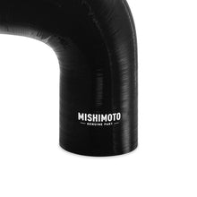 Load image into Gallery viewer, Mishimoto Silicone Reducer Coupler 90 Degree 2.5in to 3.25in - Black - Black Ops Auto Works