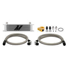 Load image into Gallery viewer, Mishimoto Universal Thermostatic 10 Row Oil Cooler Kit - Silver - Black Ops Auto Works