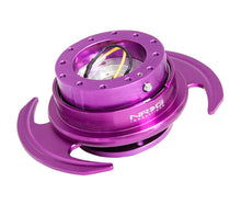 Load image into Gallery viewer, NRG Quick Release Kit Gen 3.0 - Purple Body / Purple Ring w/Handles - Black Ops Auto Works