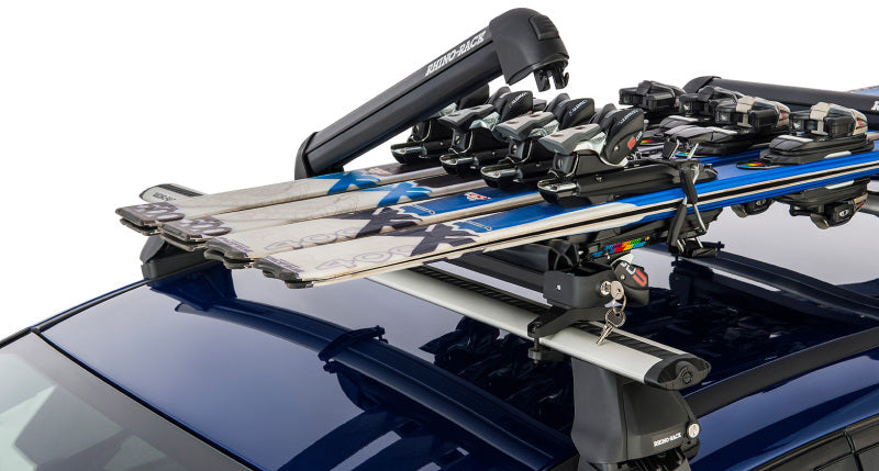 Rhino-Rack Universal Ski Carrier - Fits 2 Pairs of Skis - Black