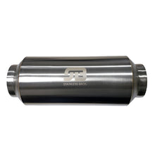 Load image into Gallery viewer, Stainless Bros 3.0in x 12.0in OAL Lightweight Muffler - Polished - Black Ops Auto Works