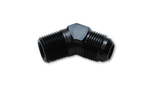 Load image into Gallery viewer, Vibrant -10 AN to 3/4in NPT 45 Degree Adapter Fittings - Aluminum - Black Ops Auto Works