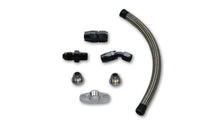 Load image into Gallery viewer, Vibrant Univ Oil Drain Kit incl 12in Teflon lined S.S. hose Fitting - Black Ops Auto Works