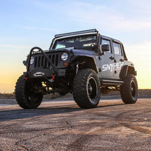 Load image into Gallery viewer, Westin/Snyper 07-17 Jeep Wrangler Unlimited Triple Tube Rock Rail Steps - Textured Black - Black Ops Auto Works