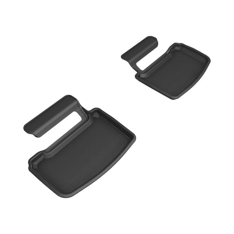 3D MAXpider 20-22 Tesla Model 3 Kagu 1st & 2nd Row Floormats - Black