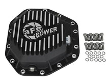 Load image into Gallery viewer, aFe Power Pro Ser Rear Diff Cover Black w/Mach Fins 2017 Ford Diesel Trucks V8-6.7L(td) Dana M275-14 - Black Ops Auto Works