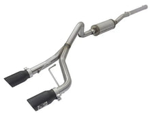 Load image into Gallery viewer, aFe Rebel Series CB 2.5in Dual Center Exit SS Exhaust w/ Black Tips 07-15 Jeep Wrangler 3.6L/3.8L V6 - Black Ops Auto Works